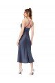 Outlet High Low Formal Silky Satin Cowl Neck Cocktail Midi Bridesmaid Dress / Prom Dress