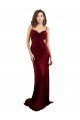 Outlet Cowl Neck Long Criss Cross Open Back Formal Silky Satin Bridesmaid Dress / Prom Dress
