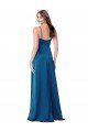 Outlet Cowl Neck Salky Satin Bridesmaid Dress / Prom Dress