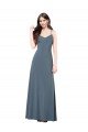 Outlet Classic Spandex Bridesmaid Dress / Prom Dress with Scoop Neckline