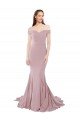 Outlet Off the Shoulder Mermaid Long Sweep Train Bridesmaid Dress / Prom Dress