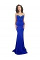 Outlet Sweetheart Flower Neckline High Neck Formal Crepe Bridesmaid Dress / Prom Dress