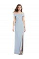 Outlet Cuffed Off the Shoulder Long Trumpet Bridesmaid Dress / Prom Dress