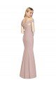 Outlet Off the Shoulder Criss Cross Back Trumpet Bridesmaid Dress / Prom Dress