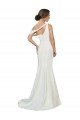 Outlet One Shoulder Formal Crepe Bridesmaid Dress / Prom Dress with Draped Off the Shoulder Strap