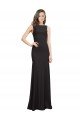 Outlet Sleeveless Bateau Neckline Crepe Bridesmaid Dress / Prom Dress with Twist Back