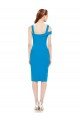 Outlet Sleeveless Formal Crepe Cocktail Dress / Homecoming Dress with Keyhole Off The Shoulder Detailing