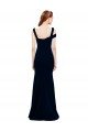Outlet Sleeveless Formal Crepe Mermaid Bridesmaid Dress / Prom Dress with Side Slit