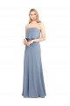 Outlet High Neck Sheath Sleeveless Stretch Formal Crepe Bridesmaid Dress / Prom Dress