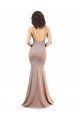Outlet Fishtail Shape V-Neck Formal Crepe Bridesmaid Dress / Prom Dress with Slit