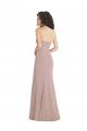 Outlet Strapless Princess Line Formal Crepe Mermaid Bridesmaid Dress / Prom Dress