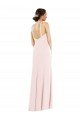 Outlet Criss Cross Halter Princess Line Trumpet Formal Crepe Bridesmaid Dress / Prom Dress