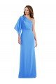 Outlet One Shoulder Bell Sleeves Trumpet Bridesmaid Dress / Prom Dress