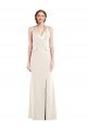 Outlet Halter Tuxedo Maxi Bridesmaid Dress / Prom Dress with Front Slit