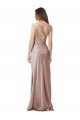 Outlet One Shoulder Black-Tie Floor Length Long Formal Stretch Satin Bridesmaid Dress / Prom Dress