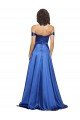 Outlet Ball Gown Off the Shoulder Sweetheart Formal Stretch Satin Bridesmaid Dress / Prom Dress