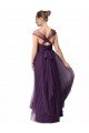 Outlet Full Length Long Tulle Bridesmaid Dress with Sweetheart Neckline