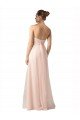 Outlet Sweetheart A-Line Tulle Bridesmaid Dress with Shirred Bodice