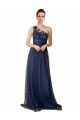 Outlet Sequined Floral Lace Sweetheart Tulle Bridesmaid Dress