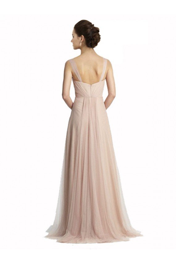 Outlet Sweetheart A-Line Tulle Draped Bridesmaid Dress