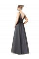 Outlet Sweetheart Long Tulle Bridesmaid Dress with Sash