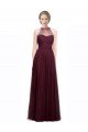 Outlet Full Length Soft Tulle Spaghetti Strap Bridesmaid Dress