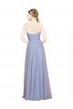 Outlet Strapless Sweetheart A-Line Tulle Bridesmaid Dress with Low Back