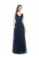 Outlet V-Neck Soft and Simple Tulle Bridesmaid Dress