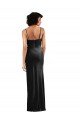 Outlet Modern Floor-Length Formal Velvet Bridesmaid Dress / Prom Dress with Cowl Neck and Spaghetti Straps