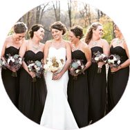 Outlet Black Bridesmaid Dresses