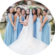 Outlet Blue Bridesmaid Dresses