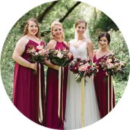 Outlet Red Bridesmaid Dresses