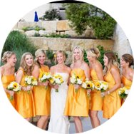 Outlet Yellow Bridesmaid Dresses