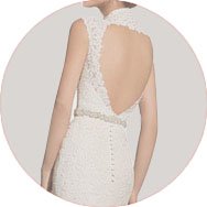 Outlet Keyhole Back Wedding Dresses