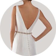 Outlet V-Back Wedding Dresses