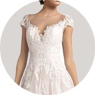 Outlet Cap Sleeves Wedding Dresses